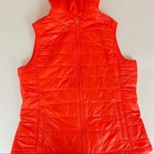 “Michelle” Coral Puffer Vest